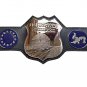 US HIGHWAY CHAMPIONSHIP BELT ADULT SIZE BLACK LEATHER STRAP