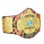 SHAWN MICHAEL SIGNATURE SERIES WINGED EAGLE WRESTLING CHAMPIONSHIP BELT BLACK LEATHER STRAP