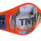 AEW TNT WRESTLING CHAMPIONSHIP BELT RE LEATHER CUSTOMISE ADULT SIZE ORANGE LEATHER STRAP