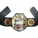BIG VAN VADER WRESTLING CHAMPIONSHIP BELT ADULT SIZE BLACK LEATHER STRAP