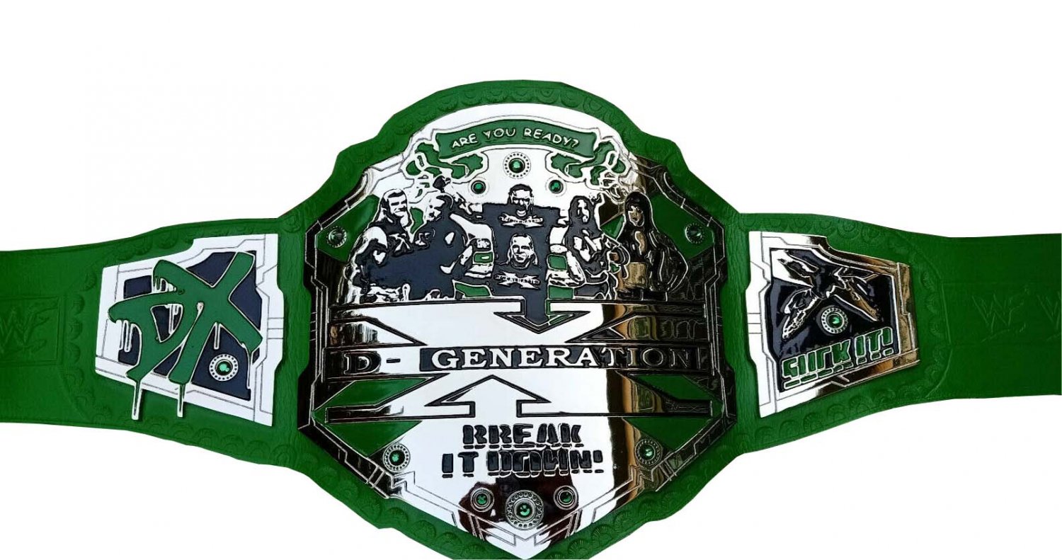 DX GENERATION BREAK IT DOWN WRESTLING CHAMPIONSHIP BELT ADULT SIZE