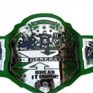 DX GENERATION BREAK IT DOWN WRESTLING CHAMPIONSHIP BELT ADULT SIZE