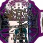 DX GENERATION BREAK IT DOWN WRESTLING CHAMPIONSHIP CUSTOM MADE RELEATHER PURPLE BELT ADULT SIZE