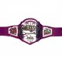 DX GENERATION BREAK IT DOWN WRESTLING CHAMPIONSHIP CUSTOM MADE RELEATHER PURPLE BELT ADULT SIZE