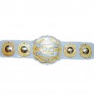 IWGP INTERCONTINENTAL WRESTLING CHAMPIONSHIP BELT WHITE LEATHER STRAP ADULT SIZE