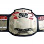 ECW TAG TEAM WRESTLING CHAMPIONSHIP BELT BLACK LEATHER STRAP ADULT SIZE