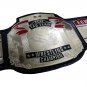 ECW TAG TEAM WRESTLING CHAMPIONSHIP BELT BLACK LEATHER STRAP ADULT SIZE