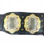IWGP V4 HEAVYWEIGHT WRESTLING CHAMPIONSHIP BELT ADULT SIZE BLACK LEATHER STRAP
