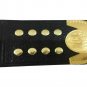 IWGP V4 HEAVYWEIGHT WRESTLING CHAMPIONSHIP BELT ADULT SIZE BLACK LEATHER STRAP