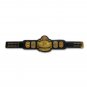 HEAVYWEIGHT WRESTLING CHAMPIONSHIP BELT BLACK LEATHER STRAP ADULT SIZE