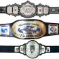 UNDERTAKER SIGNATURE SERIES INTERCONTINENTAL IC OVAL AND HULK HOGAN 86 WRESTLING CHAMPIONSHIP BELTS