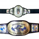 HULK HOGAN 86 AND INTERCONTINENTAL IC OVAL WRESTLING CHAMPIONSHIP 2 BELT DEAL ADULT SIZE