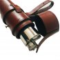 Horse Saddle Leather Hip Flask Leather Case Horse Hunting Gift Brown Color Premium Quality
