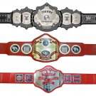 UNDERTAKER SIGNATURE & NWA TELEVISION & UNITED STATES HEAVYWEIGHT WRESTLING CHAMPIONSHIP 3 BELTS