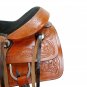 WESTERN HORSE SADDLE TOOLED LEATHER TRAIL PLEASURE PREMIUM QUALITY BROWN COLOR SIZE 20