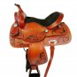 WESTERN HORSE SADDLE ARABIAN TOOLED LEATHER TRAIL PLEASURE PREMIUM QUALITY BROWN COLOR SIZE 20
