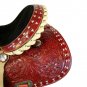 WESTERN HORSE SADDLE RANCH ROPING TOOLED LEATHER TRAIL PLEASURE PREMIUM QUALITY BROWN COLOR SIZE 20