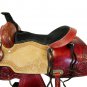 WESTERN HORSE SADDLE RANCH ROPING TOOLED LEATHER TRAIL PLEASURE PREMIUM QUALITY BROWN COLOR SIZE 14