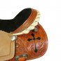 WESTERN HORSE SADDLE RIDDING LOVERS LEATHER TRAIL PLEASURE PREMIUM QUALITY BROWN COLOR SIZE 16