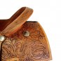 WESTERN HORSE SADDLE RIDDING LOVERS LEATHER TRAIL PLEASURE PREMIUM QUALITY BROWN COLOR SIZE 17