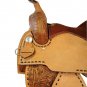 WESTERN HORSE SADDLE RIDDING LOVERS LEATHER TRAIL PLEASURE PREMIUM QUALITY BROWN COLOR SIZE 17
