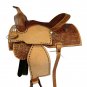 WESTERN HORSE SADDLE RIDDING LOVERS LEATHER TRAIL PLEASURE PREMIUM QUALITY BROWN COLOR SIZE 19