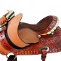 WESTERN HORSE SADDLE RIDDING LOVERS LEATHER TRAIL PLEASURE PREMIUM QUALITY BROWN COLOR SIZE 19
