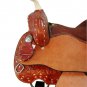 WESTERN HORSE SADDLE RIDDING LOVERS LEATHER TRAIL PLEASURE PREMIUM QUALITY BROWN COLOR SIZE 23