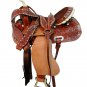 WESTERN HORSE SADDLE RIDDING LOVERS LEATHER TRAIL PLEASURE PREMIUM QUALITY BROWN COLOR SIZE 23