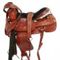 WESTERN HORSE SADDLE RIDDING LOVERS LEATHER TRAIL PLEASURE PREMIUM QUALITY BROWN COLOR SIZE 15
