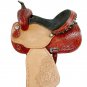 WESTERN HORSE SADDLE RIDDING LOVERS LEATHER TRAIL PLEASURE PREMIUM QUALITY BROWN COLOR SIZE 18