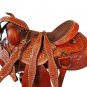 WESTERN HORSE SADDLE RIDDING LOVERS LEATHER TRAIL PLEASURE PREMIUM QUALITY BROWN COLOR SIZE 17