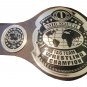 MID SOUTH TAG TEAM WRESTLING CHAMPIONSHIP BELT BLACK LEATHER STRAP ADULT SIZE