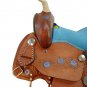 WESTERN HORSE SADDLE BEAUTIFUL STYLE LEATHER TRAIL PLEASURE PREMIUM QUALITY BROWN COLOR SIZE 19