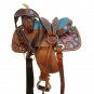 WESTERN HORSE SADDLE BEAUTIFUL STYLE LEATHER TRAIL PLEASURE PREMIUM QUALITY BROWN COLOR SIZE 20
