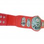 SMOKING SKULL STONE COLD STEVE AUSTIN SNAKE SKIN WORLD HEAVYWEIGHT WRESTLING CHAMPIONSHIP RED BELT