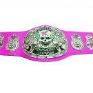 SMOKING SKULL STONE COLD STEVE AUSTIN SNAKE SKIN HEAVYWEIGHT WRESTLING CHAMPIONSHIP PURPLE BELT