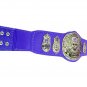 SMOKING SKULL STONE COLD STEVE AUSTIN SNAKE SKIN HEAVYWEIGHT WRESTLING CHAMPIONSHIP BLUE BELT
