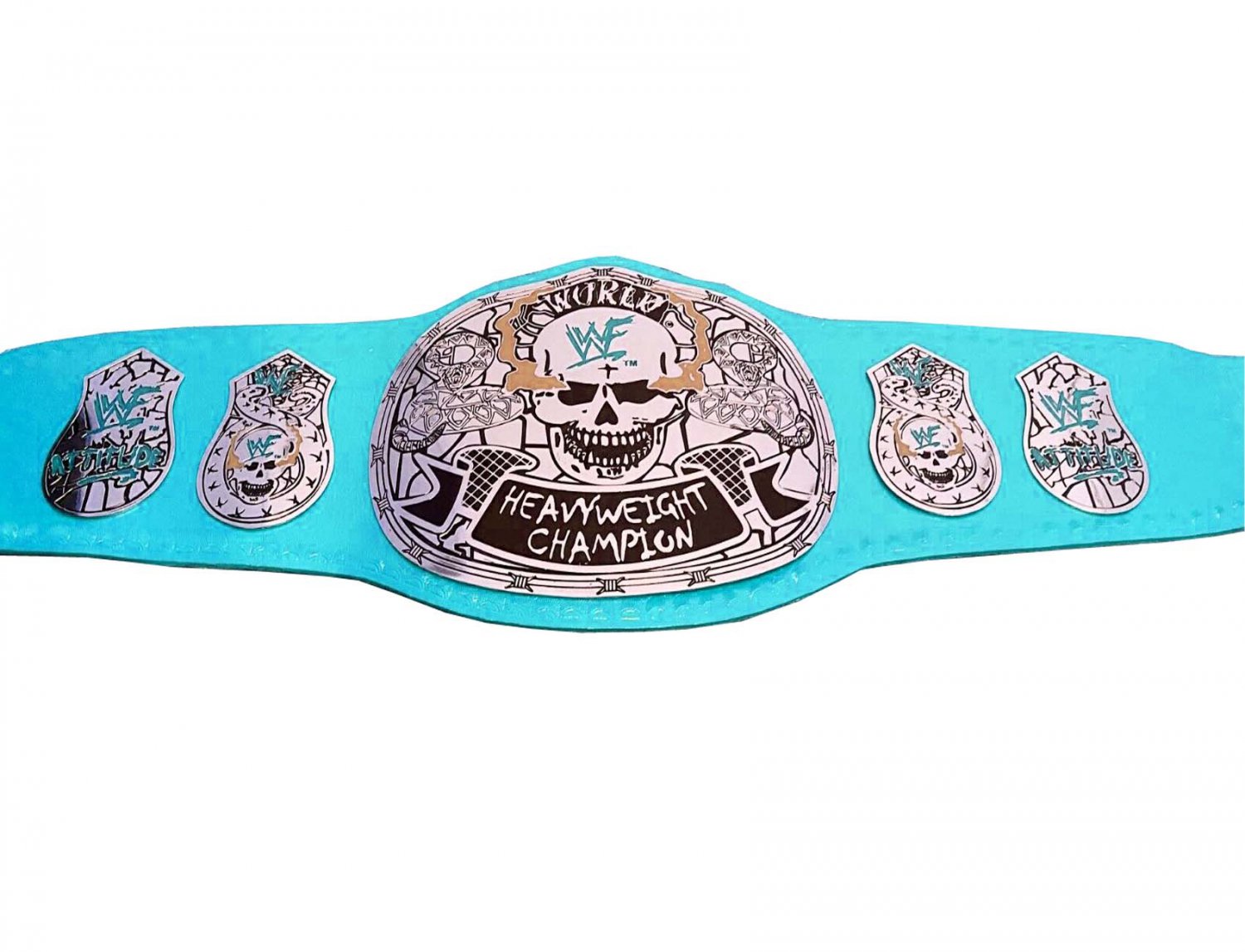 SMOKING SKULL STONE COLD STEVE AUSTIN SNAKE SKIN HEAVYWEIGHT WRESTLING CHAMPIONSHIP BLUE BELT