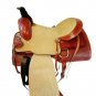 WESTERN HORSE SADDLE ARABIAN TOOLED LEATHER TRAIL PLEASURE PREMIUM QUALITY BROWN COLOR SIZE 23