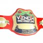 VENOM PRO TAG TEAM WRESTLING CHAMPIONSHIP RED LEATHER STRAP BELT ADULT SIZE