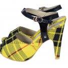 WOMEN TARTAN SHOES SCOTTISH TRADITIONAL FASHION HIGHLAND WEAR SHOES SIZE SIZE US 10.5