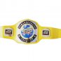 GTS HARDCORE WRESTLING CHAMPIONSHIP YELLOW LEATHER STRAP BELT ADULT SIZE