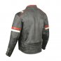 Men's Motorcycle Vintage Cafe Racer Distressed Leather Armor Biker Jacket Size 5XL