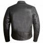 Men's Black Leather Jacket Motorcycle Gothic Style Fashion Jacket