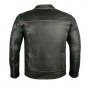 Men's Black Leather Jacket Attractive Design Motorcycle Gothic Style Fashion Jacket