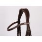 NEW Tack Horse Leather Bridle Brown Color Padded With Reins Full Size Bridle