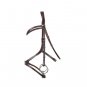 NEW Fancy Tack Horse Leather Bridle Brown Color Padded With Reins Full Size Bridle
