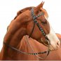NEW Fancy Tack Horse Leather Bridle Black Color Rhein stone Style With Reins Full Size Bridle