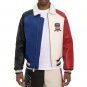 Men's AVIREX Bomber Jacket American Flight Jacket Basket Ball Multicolor Jacket Size XL